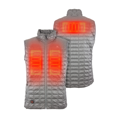 MOBILE WARMING Men's Slate Heated Vest, XL, 7.4V MWMV04320520